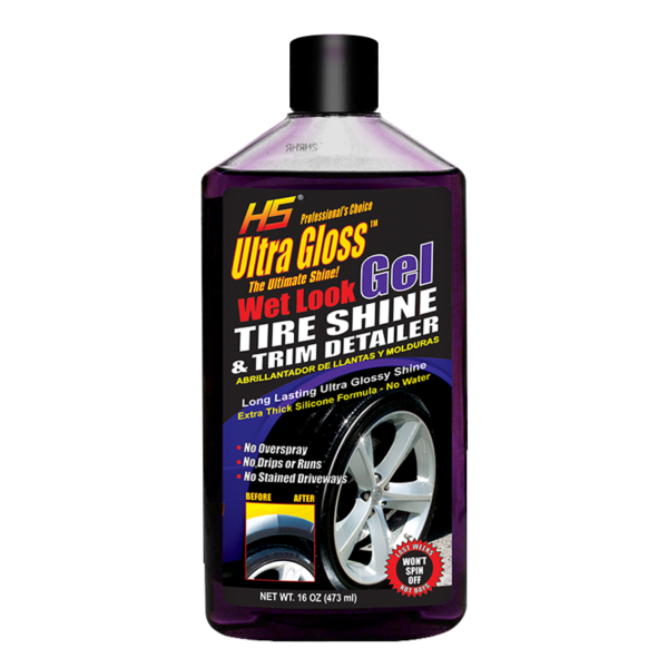 HS Ultra Gloss Tire Shine Gel 16oz.