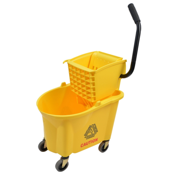 Industrial Mop Bucket with Side Press Wringer 36 Litres