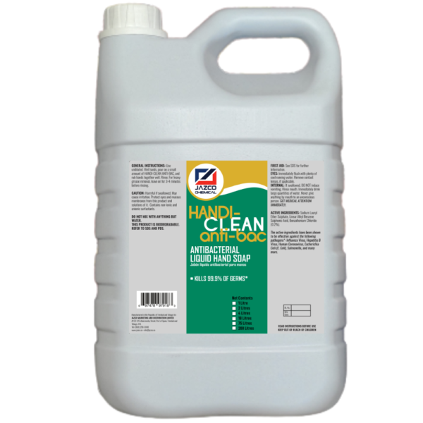 Handi-Clean Anti-Bac Antibacterial Liquid Hand Soap 4L
