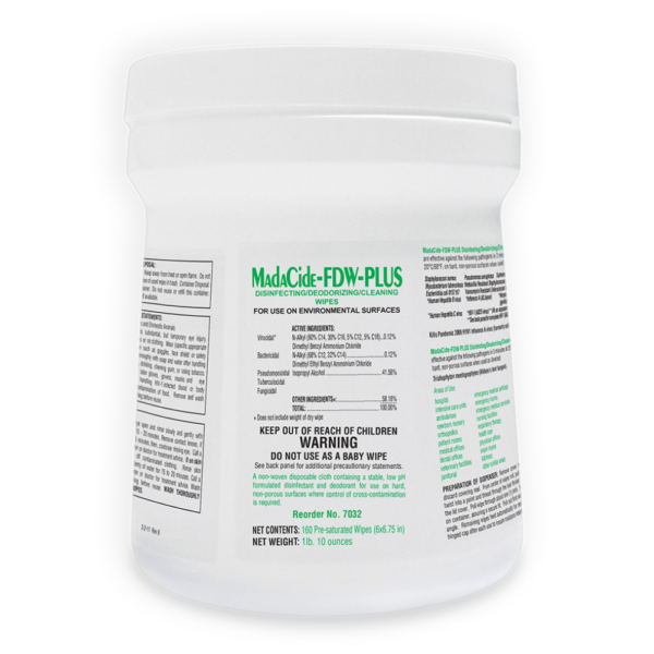 MadaCide-FDW-Plus Disinfectant Wipes