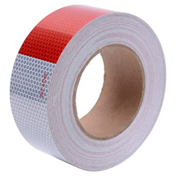 Red & Silver Reflective Adhesive Tape (2"x150 ft)