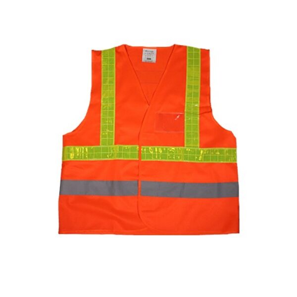 Orange Hi-Viz Safety Vest (with ID pocket)
