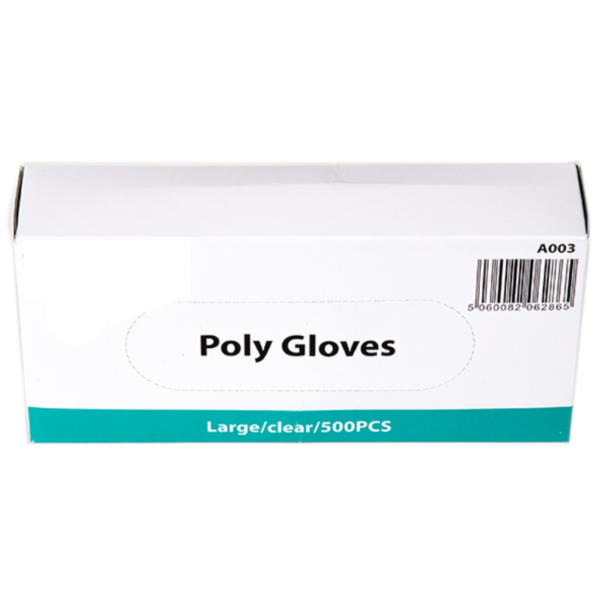 Poly Gloves Large, Box of 500
