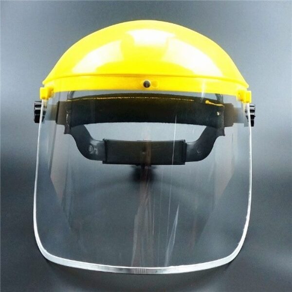 Plastic Safety Headgear with Lens