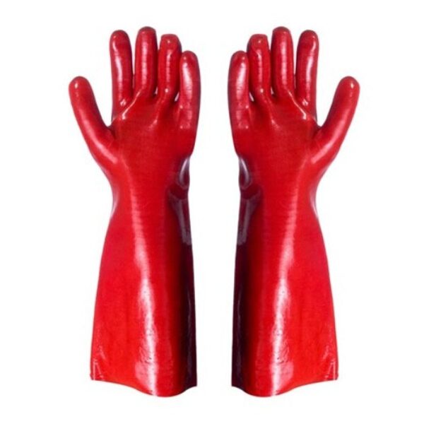 PVC Glove 18” Red