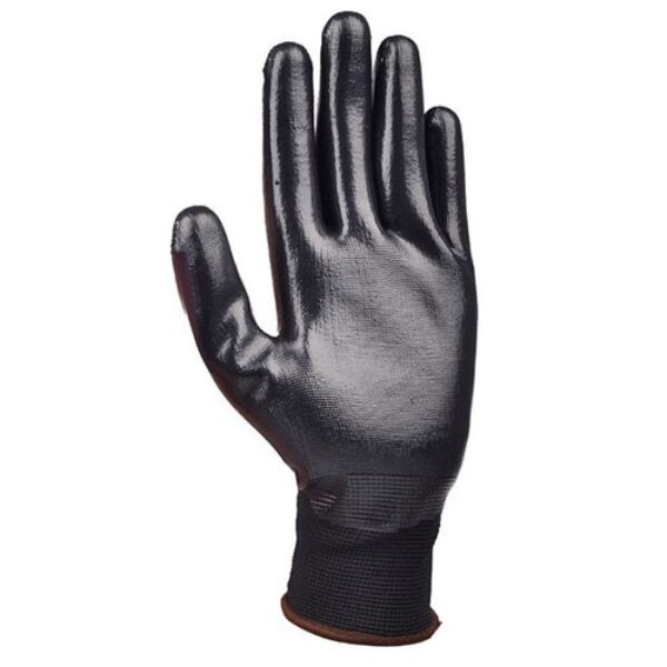 Scaffolding Glove, Smooth Nitrile Palm, Black