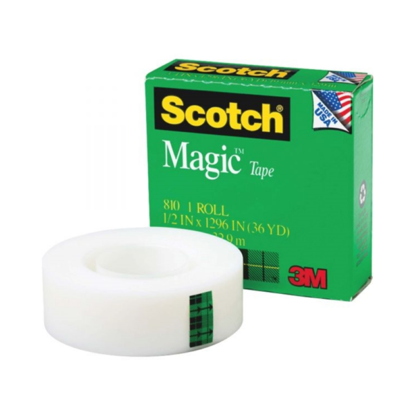 3M Scotch Magic Tape 1/2" x 1296"