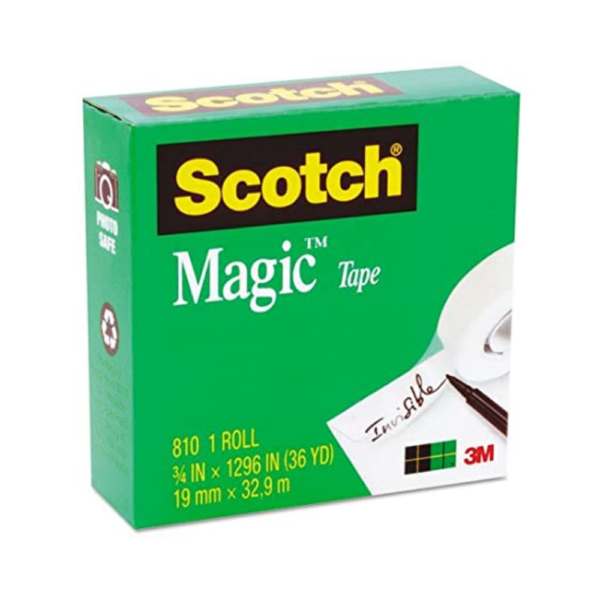 3M Scotch Magic Tape 3/4" x 1296"