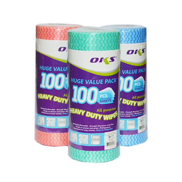 Multi-Purpose Cleaning Cloth 100 Sheet Roll