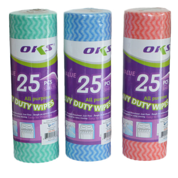 Multi-Purpose Cleaning Cloth 25 Sheet Roll