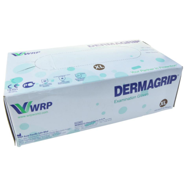 Dermagrip Nitrile Examination Gloves XL 200 Count