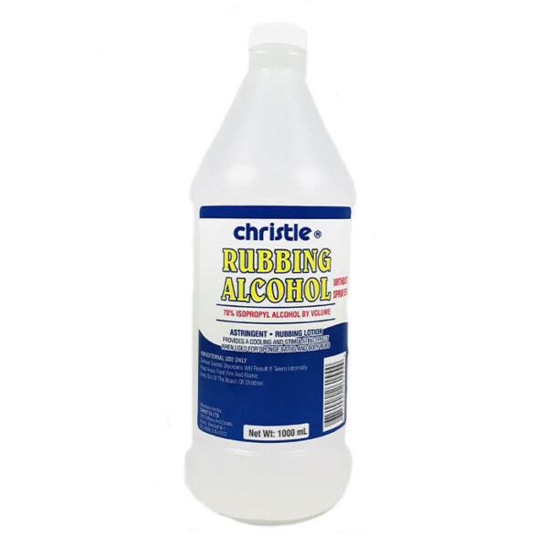 Christle Rubbing Alcohol 70% 1000ml