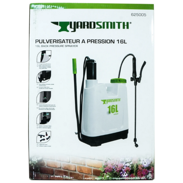 Yardsmith 16L Back Pressure Sprayer