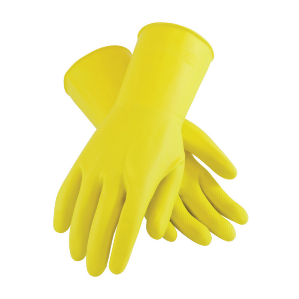 Latex Gloves Flock Lined Large - 1 Pair
