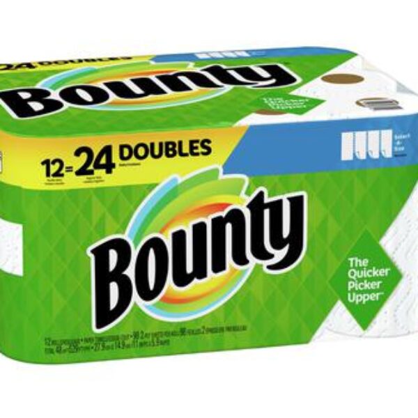 Bounty Jumbo Paper Towels 12 Units / 98 sheets